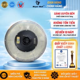 Đèn UFO Năng Lượng Mặt Trời Mayor Wolf 500W Chính Hãng Bảo Hành 2 Năm 1