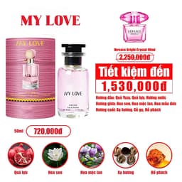 Nước hoa nữ MY LOVE 80ML - NHẸ NHÀNG VÀ SANG TRỌNG - Cam kết chính hãng 3