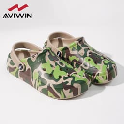 [AVG004] [ĐẶT TĂNG 2 SIZE] Dép Sục Nam Nữ AVIWIN AVIGO-004 Hoạ Tiết Nguỵ Trang Chất EVA [Tặng Kèm Charm] 3