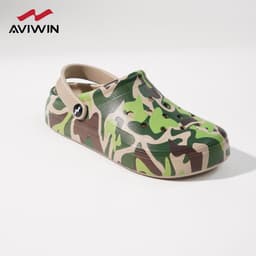 [AVG004] [ĐẶT TĂNG 2 SIZE] Dép Sục Nam Nữ AVIWIN AVIGO-004 Hoạ Tiết Nguỵ Trang Chất EVA [Tặng Kèm Charm] 4