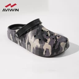 [AVG004] [ĐẶT TĂNG 2 SIZE] Dép Sục Nam Nữ AVIWIN AVIGO-004 Hoạ Tiết Nguỵ Trang Chất EVA [Tặng Kèm Charm] 1