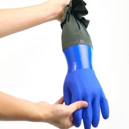 Găng tay làm cá đa năng, vệ sinh công nghệp LOMO chất liệu PVC + vải siêu bền, chống nước, chống xước, siêu dai, dày dặn 8