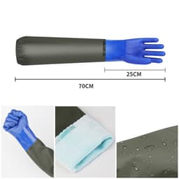 Găng tay làm cá đa năng, vệ sinh công nghệp LOMO chất liệu PVC + vải siêu bền, chống nước, chống xước, siêu dai, dày dặn 2