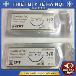 [Lẻ 1 sợi ] Chỉ Tự Tiêu CPT TRUSTIGUT C 4/0 5/0 6/0 - Chỉ Phẫu Thuật Và Dùng Cho Cấy Chỉ Tự Tiêu Sau 2-3 Tuần 2