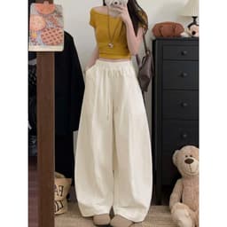 Quần Kaki Thun Hè Ống Rộng Tôn Dáng Chiều Dài 95cm/100cm 5