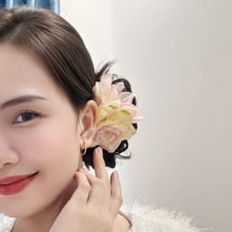 Kẹp Tóc Hoa Pastel Hàn Quốc Siêu Xinh – Kẹp Tóc Nữ Dễ Thương, Đi Chơi / Chụp Ảnh / Outfit Ngọt Ngào 2