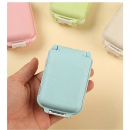 Hộp Chia Thuốc 7 Ngăn Mini Du Lịch, Hộp Đựng Thuốc & Trang Sức Nắp Kín Chống Ẩm Nhỏ Gọn 5