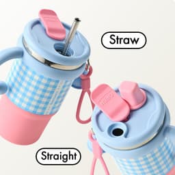 Ly Giữ Nhiệt 600ml Có Ống Hút Cốc Cách Nhiệt Inox 316 Giữ Nóng Lạnh 6-12H Tiện Lợi 3