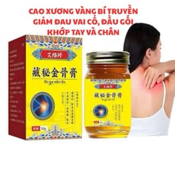 Gel Giảm Đau Kim Cốt Tây Tạng- Giảm Đau Xương Khớp, Hỗ Trợ Điều Trịi Thái Hoá, Giảm Tê Bì Chân Hộp 50gr 5
