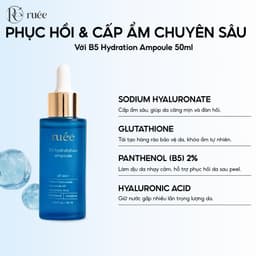 Serum Dưỡng Ẩm Phục Hồi Da RUÉE B5 50ml – Cấp Ẩm Sâu, Làm Dịu, Tăng Đàn Hồi, Da Mềm Mịn Căng Bóng 2