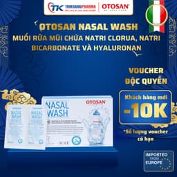 Muối Rửa Mũi Otosan Nasal Wash Chứa Natri Clorua, Natri bicarbonate Và Gyaluronan, Hộp 30 Gói 1
