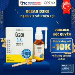 Vitamin D3K2 Ocean Dạng Xịt Bổ Sung Vitamin D3, Vitamin K2 20ml Tăng Cường Hấp Thu Canxi Và Dưỡng Chất 1
