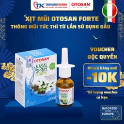 Xịt Mũi Otosan Nasal Spray Forte Lọ 30ml Giảm Ngay Tắc Nghẹt Chảy Nước Mũi Phục Hồi Niêm Mạc 1