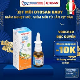 Xịt Mũi Otosan Nasal Spray Baby Cho Bé Từ 1 Tuổi Lọ 20ml Giúp Thông Mũi Giảm Tắc Nghẹt 1