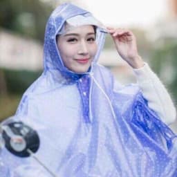 Áo Mưa Nhựa Dẻo Trùm Chấm Bi Một Đầu, Áo Mưa Chấm Bi Hãng Tú Phong Siêu Đẹp Có 3 Màu 6