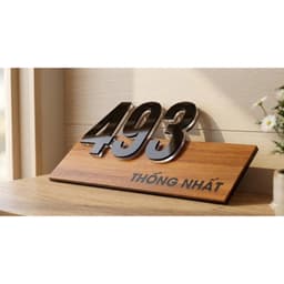 Biển Số Nhà Alu Vàng Gương/Đen Mờ chữ số Nổi 3D Cao Cấp - Thiết Kế Theo Yêu Cầu Chống Nắng Mưa,Độ Bền Cao,Đẹp Sang Trọng 4