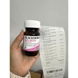 [date 2028] Viên uống bổ sung sắt cho chị em khi mang thai và sau sinh Blackmores Iron, 30 viên 2