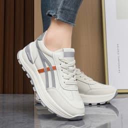 Giày Thể Thao Nữ Trắng Phối Màu Thời Trang Thanh Lịch , Êm Chân, Dễ Phối Đồ 3