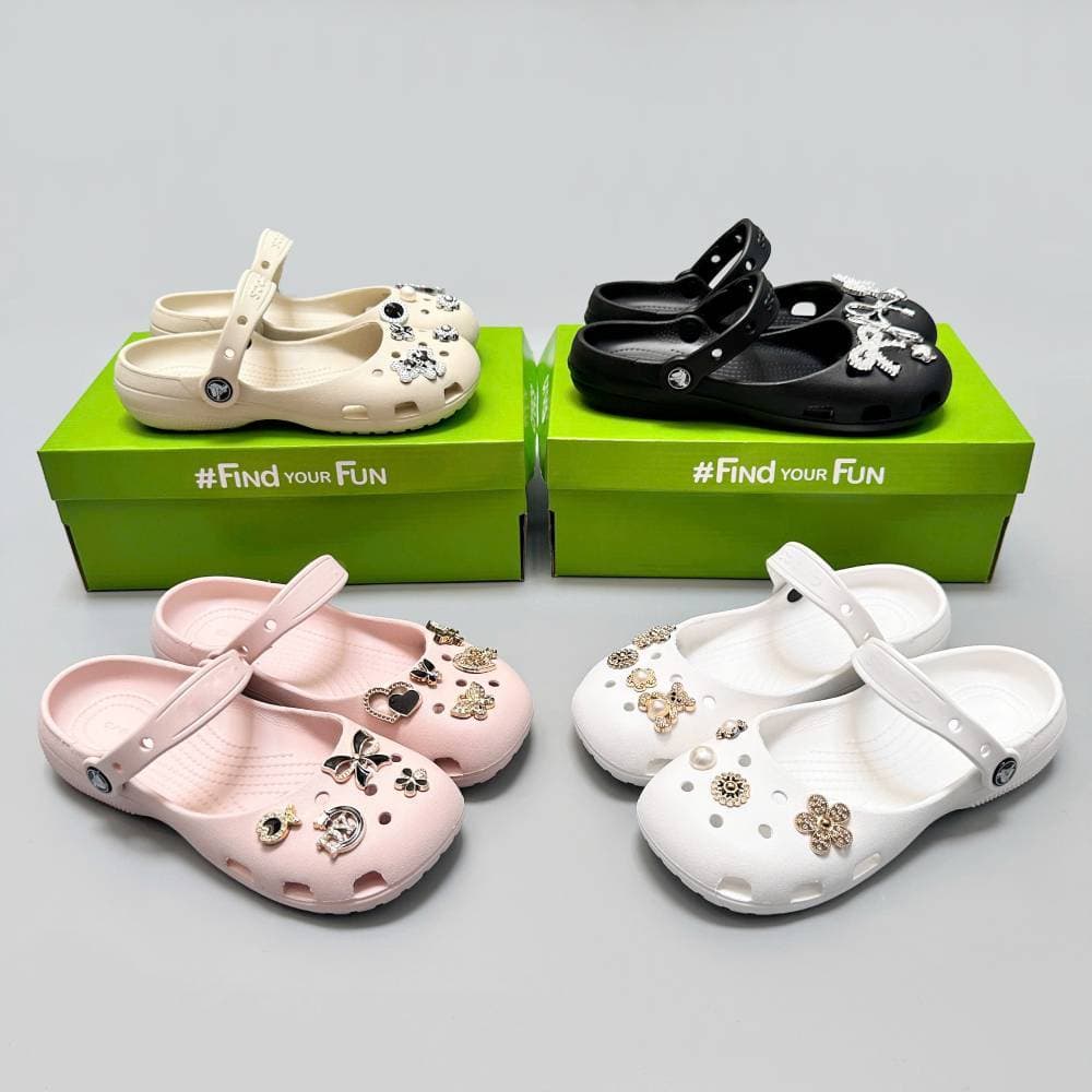 [ MOUSE CLOG ] sục classic ballet nữ nhẹ êm thời trang đi học đi chơi, giày búp bê nhựa nữ