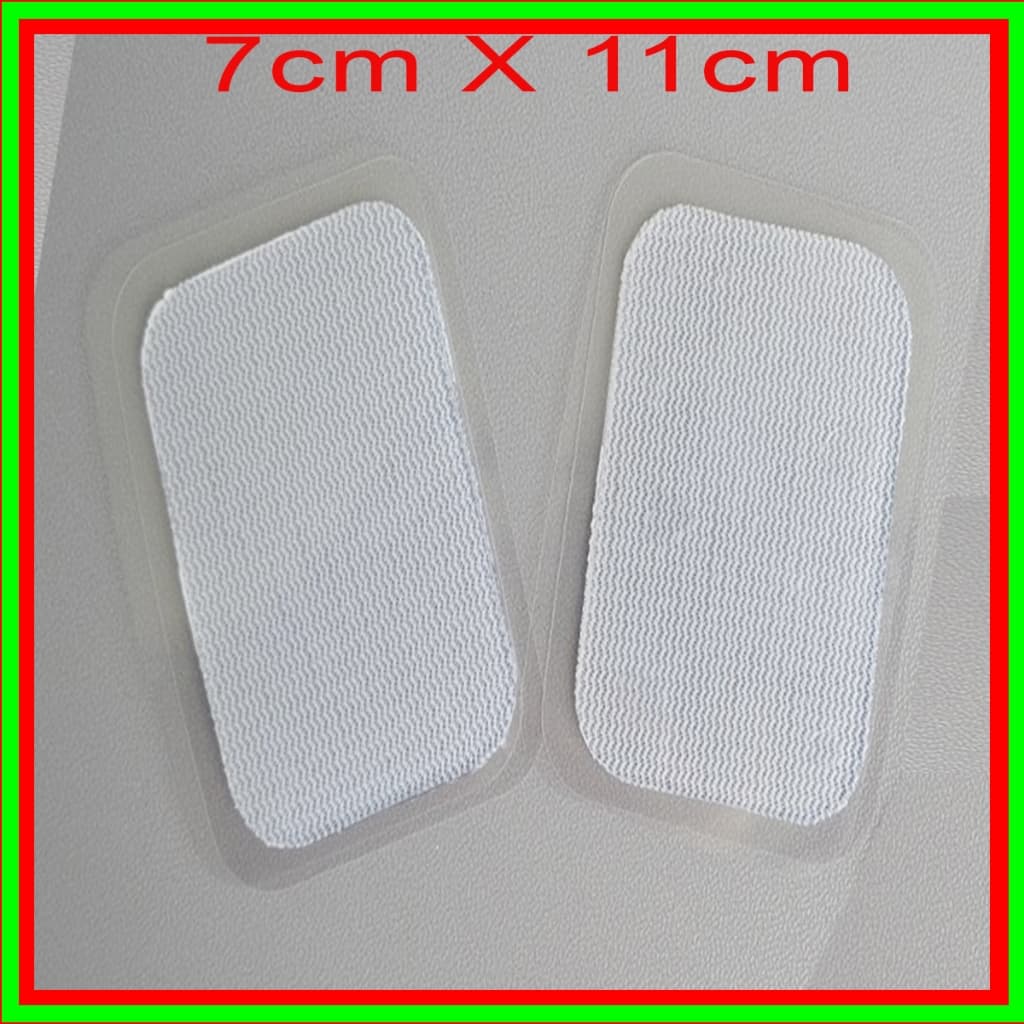 1 cặp miếng dán silicon thay thế cho miếng dán massage điện xung (2 miếng) 7x11 cm