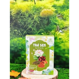 [COMBO 3 HỘP] Trà Sen Gạo Lứt Linh Chi Hỗ Trợ Giấc Ngủ , Vóc Dáng , Thanh Lọc Cơ Thể 1