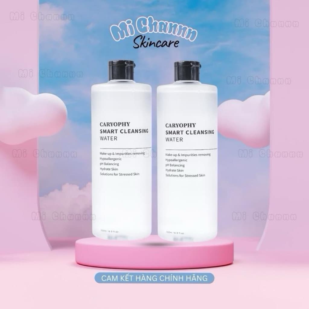 Nước tẩy trang Caryophy dành cho da dầu mụn , da nhạy cảm 500ml