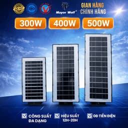 Đèn Liền Thể Năng Lượng Mặt Trời MayorWolf 300W 400W 500W Bảo Hành Chính Hãng 2 Năm (Mẫu Mới) 4