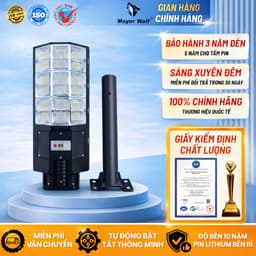 Đèn Liền Thể Năng Lượng Mặt Trời MayorWolf 300W 400W 500W Bảo Hành Chính Hãng 2 Năm (Mẫu Mới) 2