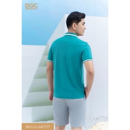 Áo polo ngắn tay DGC dáng suông, xẻ sườn gấu Chất Vải Thoáng Mát - SAPBC01M 5