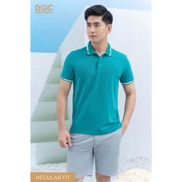Áo polo ngắn tay DGC dáng suông, xẻ sườn gấu Chất Vải Thoáng Mát - SAPBC01M 6