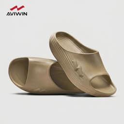 [EMOZI] AVIWIN Dép Bánh Mì Nam Nữ Emozi Đúc EVA Nguyên Khối, Chống Trơn, Nhẹ, Êm, Thời Trang 1