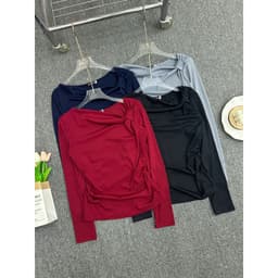 Áo Thun Nữ Dài Tay Bigsize ESHOP Thun Gân Ôm Body Dễ Thương Kiểu Đẹp Xinh Mùa Thu Đông MS531 9