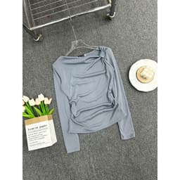 Áo Thun Nữ Dài Tay Bigsize ESHOP Thun Gân Ôm Body Dễ Thương Kiểu Đẹp Xinh Mùa Thu Đông MS531 6