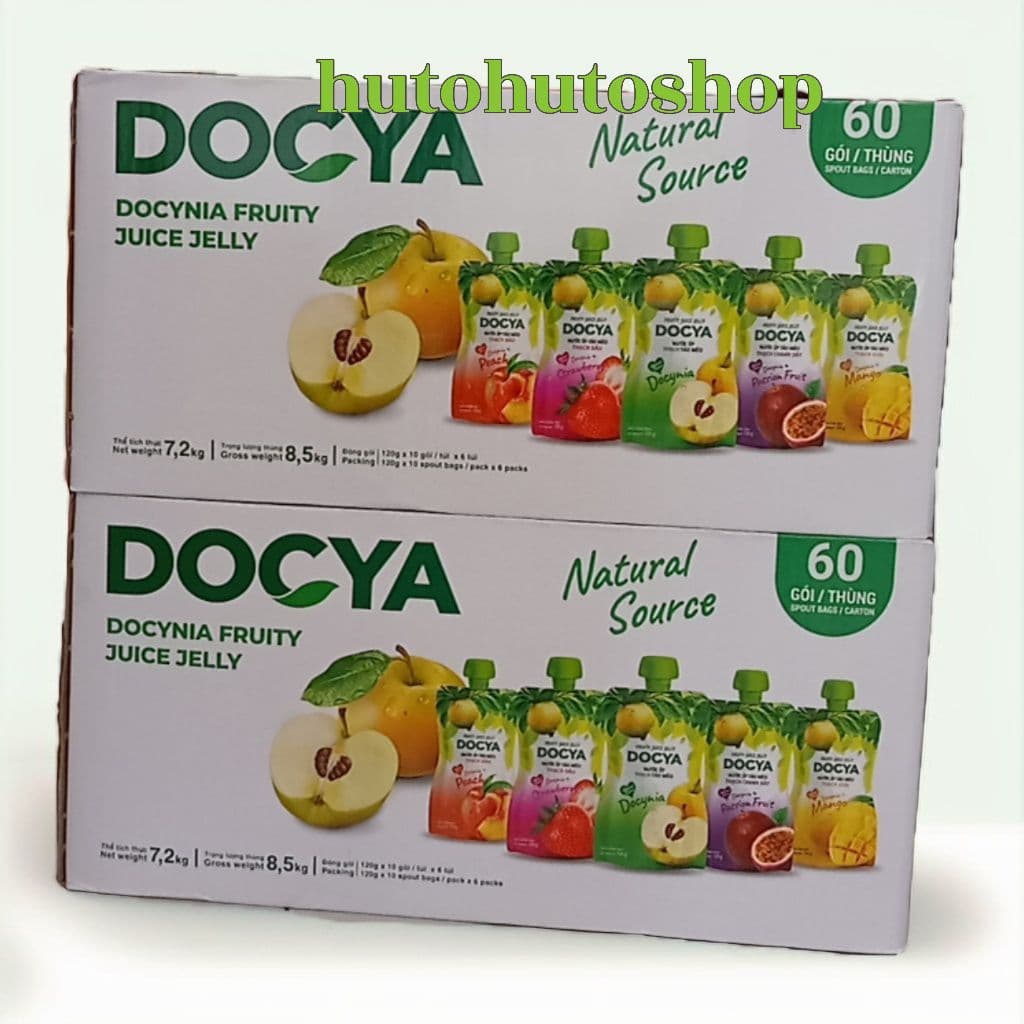 Thùng Nước Ép Táo Mèo Trái Cây Docya Cho Mọi Lứa Tuổi
