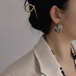 Bông Tai, Khuyên Tai Nữ Mạ Vàng Bạc Ocean Charm Phong Cách Âu Mỹ - Phụ Kiện Trang Sức Bông Tai 5
