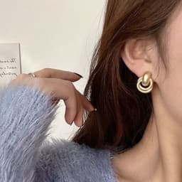 [Sẵn] Bông Tai, Khuyên Tai Mạ Vàng Ocean Charm Phụ Kiện Trang Sức Bông Tai Nữ Đi tiệc – Lễ hội | Quà tặng nữ 2