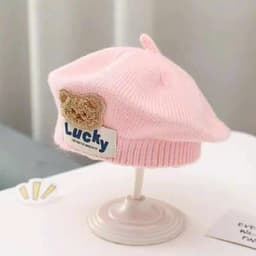 Mũ Len Nồi Gấu Lucky dễ thương cho bé từ 6 tới 36 tháng 9
