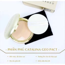 Phấn Phủ Nén Geo Lamy Sempre Happy & Please Pact 22g Kiềm Dầu, Mịn Da, Lớp Nền Tự Nhiên Skin House 7