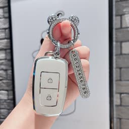 VINFAST - Ốp Khóa Xe VF3 Cao Cấp Chất Liệu TPU Giúp Chìa Khoá Luôn Như Mới Chống Trầy Xước Bụi Bẩn 3