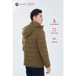 Áo phao nam 3 lớp DGC vải gió với tính năng chống thấm nước - WAJKBA08M 3