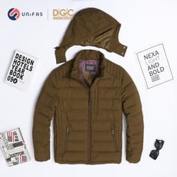 Áo phao nam 3 lớp DGC vải gió với tính năng chống thấm nước - WAJKBA08M 4