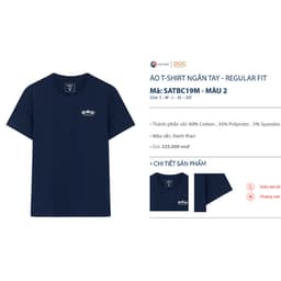 Áo thun ngắn tay DGC Chất Vải Thoáng Mát, Thấm Hút Mồ Hôi - SATBC19M 6