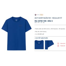 Áo thun ngắn tay DGC Chất Vải Thoáng Mát, Thấm Hút Mồ Hôi - SATBC19M 7