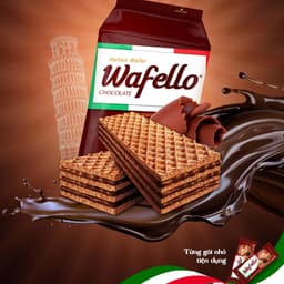 Bánh Kem Xốp Wafello Chocolate Túi 210g, Hộp 315g - HÀNG CHÍNH HÃNG 5