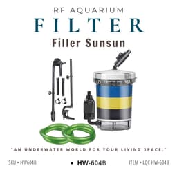 Lọc Thùng Sunsun HW-604B Loại Có Bơm, Phù Hợp Cho Bể 60-80cm 1