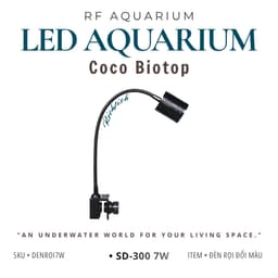 Đèn Rọi Coco SD-300 Đổi Màu Chiếu Sáng Bể Thuỷ Sinh Biotop Công Suất 7W Mẫu Mới Nhất 1