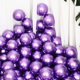 Combo 10 Bóng Siêu Nhũ, Bóng Crom Trang Trí Sinh Nhật,Phòng Cưới, Sự Kiện Size 5inch và 10inch 6