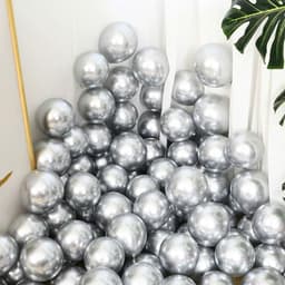 Combo 10 Bóng Siêu Nhũ, Bóng Crom Trang Trí Sinh Nhật,Phòng Cưới, Sự Kiện Size 5inch và 10inch 9