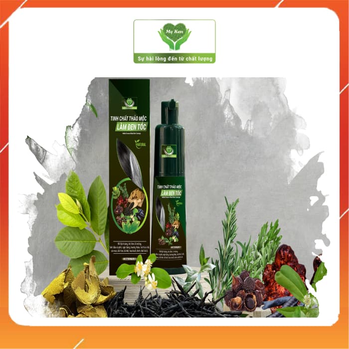 Tinh Chất Thảo Mộc Làm Đen Tóc (100% Thiên Nhiên) Mẹ Ken 200ml