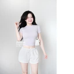 Quần Short Nỉ Umi Hàn Mịn Mát Mùa Hè Basic Nhiều Màu JUSTDUN - H12 6